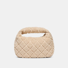 FRANKIE HANDBAG NATURAL PLUSH