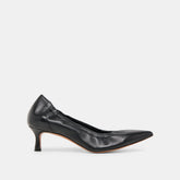 CELTIN HEELS BLACK LEATHER