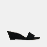 QAILY WEDGES ONYX SUEDE