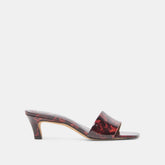 REXA HEELS TORTOISE PATENT LEATHER