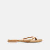 MALTA SANDALS LT BROWN SUEDE