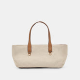 CLARINA SHOULDER BAG NATURAL CANVAS