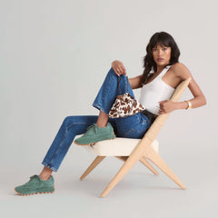 TRICIA SNEAKERS DK GREEN SUEDE