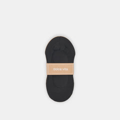 NO SHOW SOCKS 5 PACK TAN BLACK