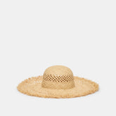 OPEN WEAVE SUNHAT TAN