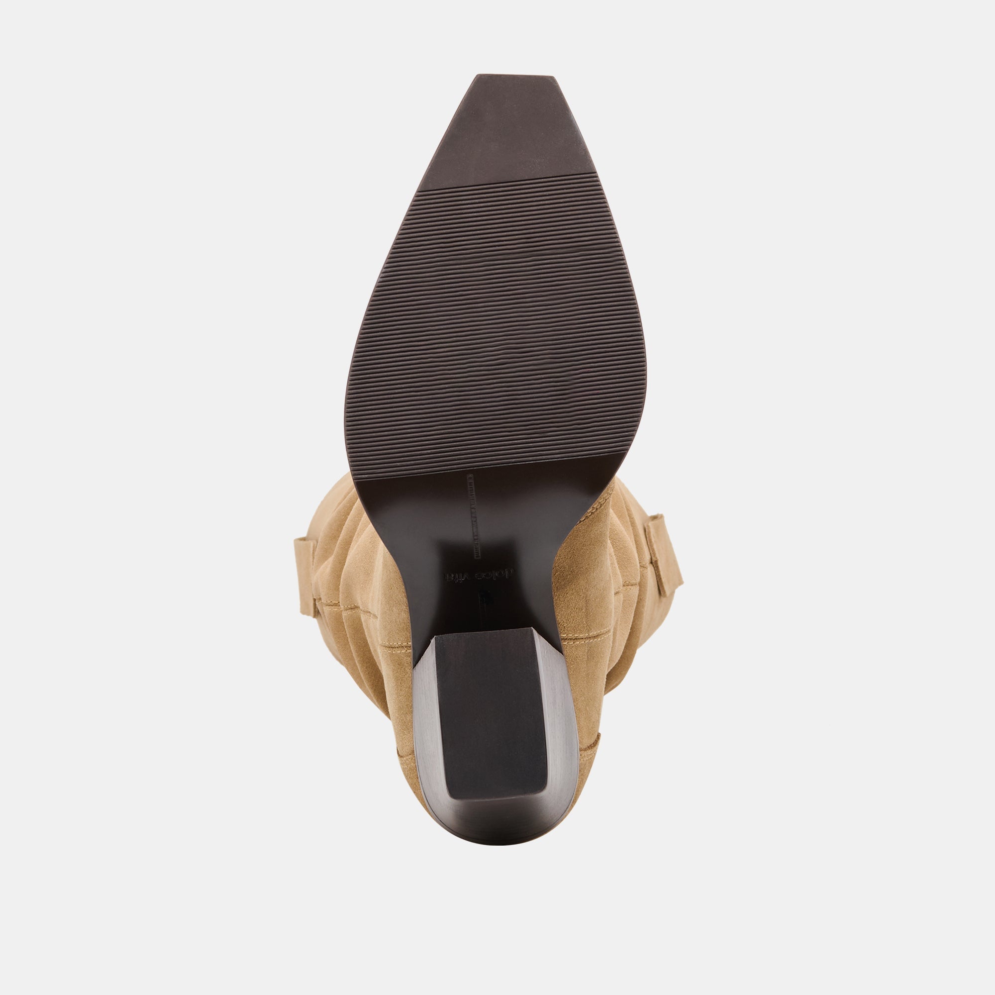 BUCKLY BOOTS CAMEL SUEDE