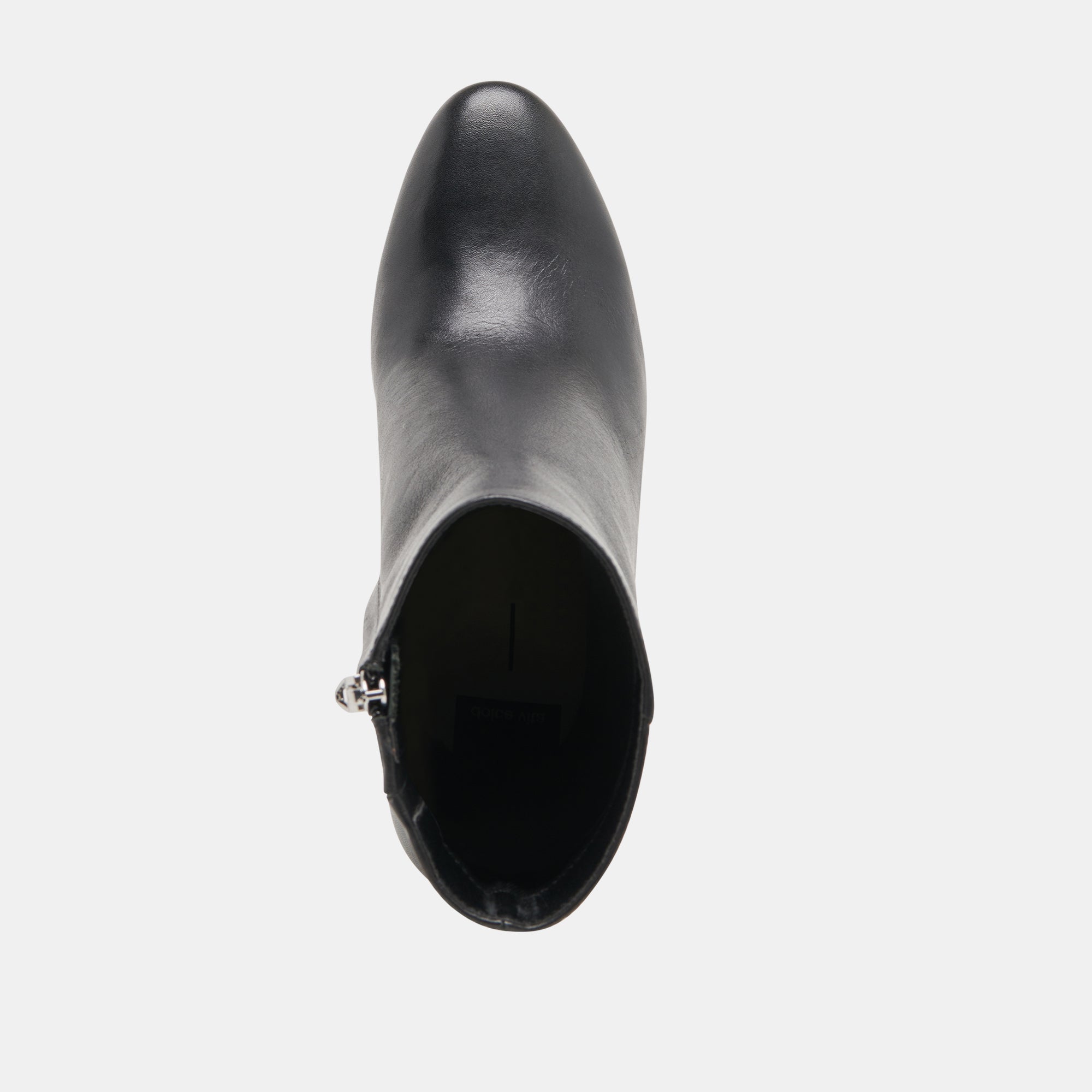 SUZY WIDE BOOTIES BLACK LEATHER