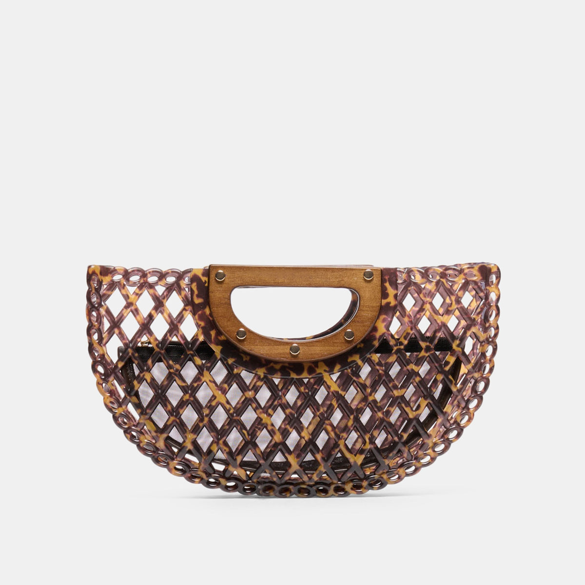 SOLANDRA CLUTCH TORTOISE JELLY