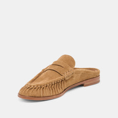 BETZY LOAFERS LT BROWN SUEDE
