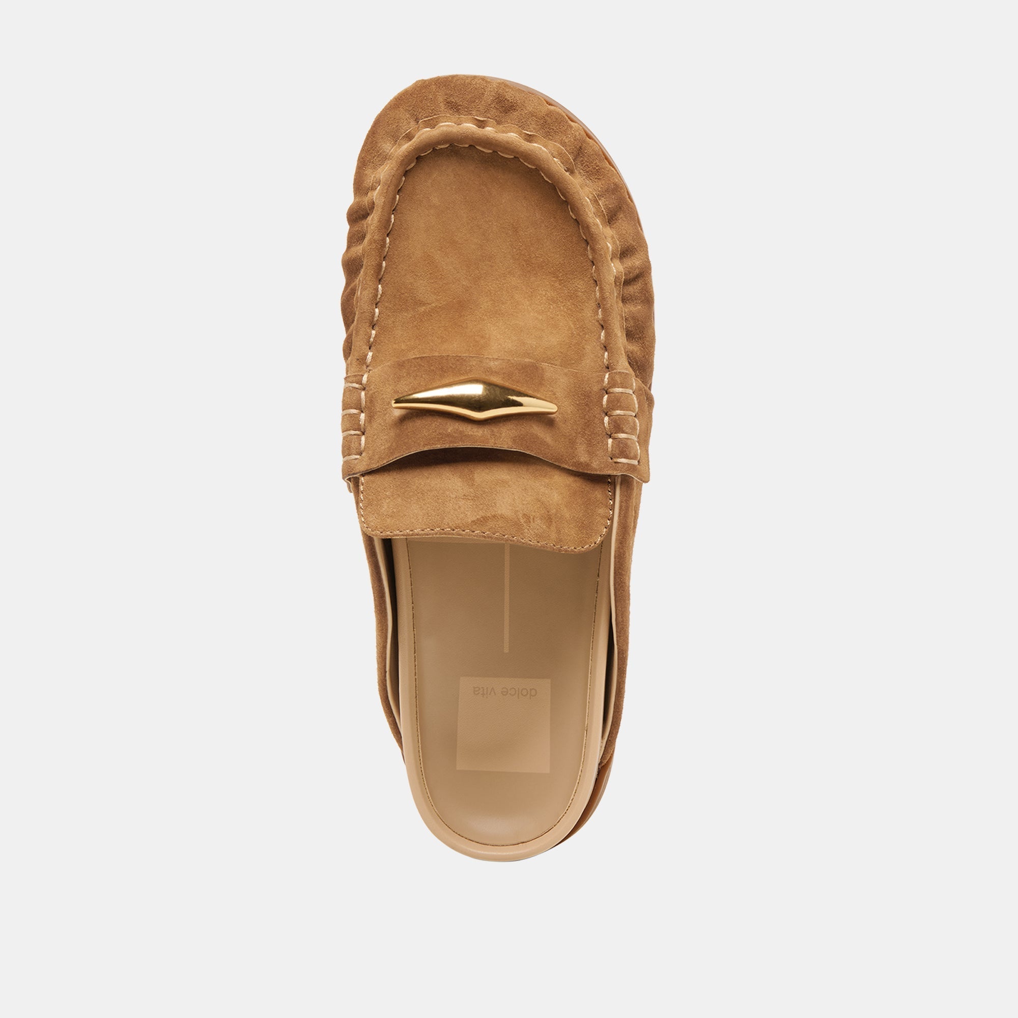 JODERO FLATS LT BROWN SUEDE