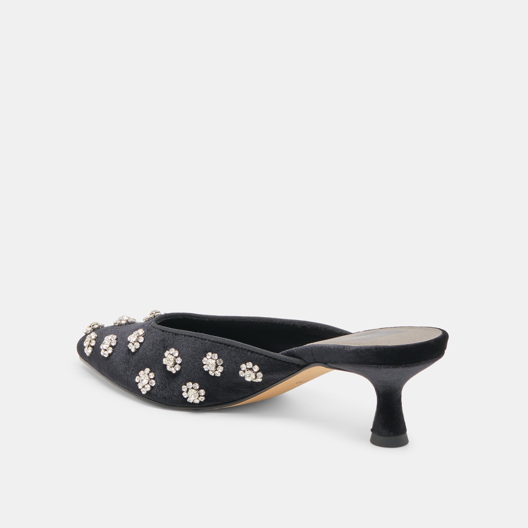 CLARA HEELS NERO VELVET