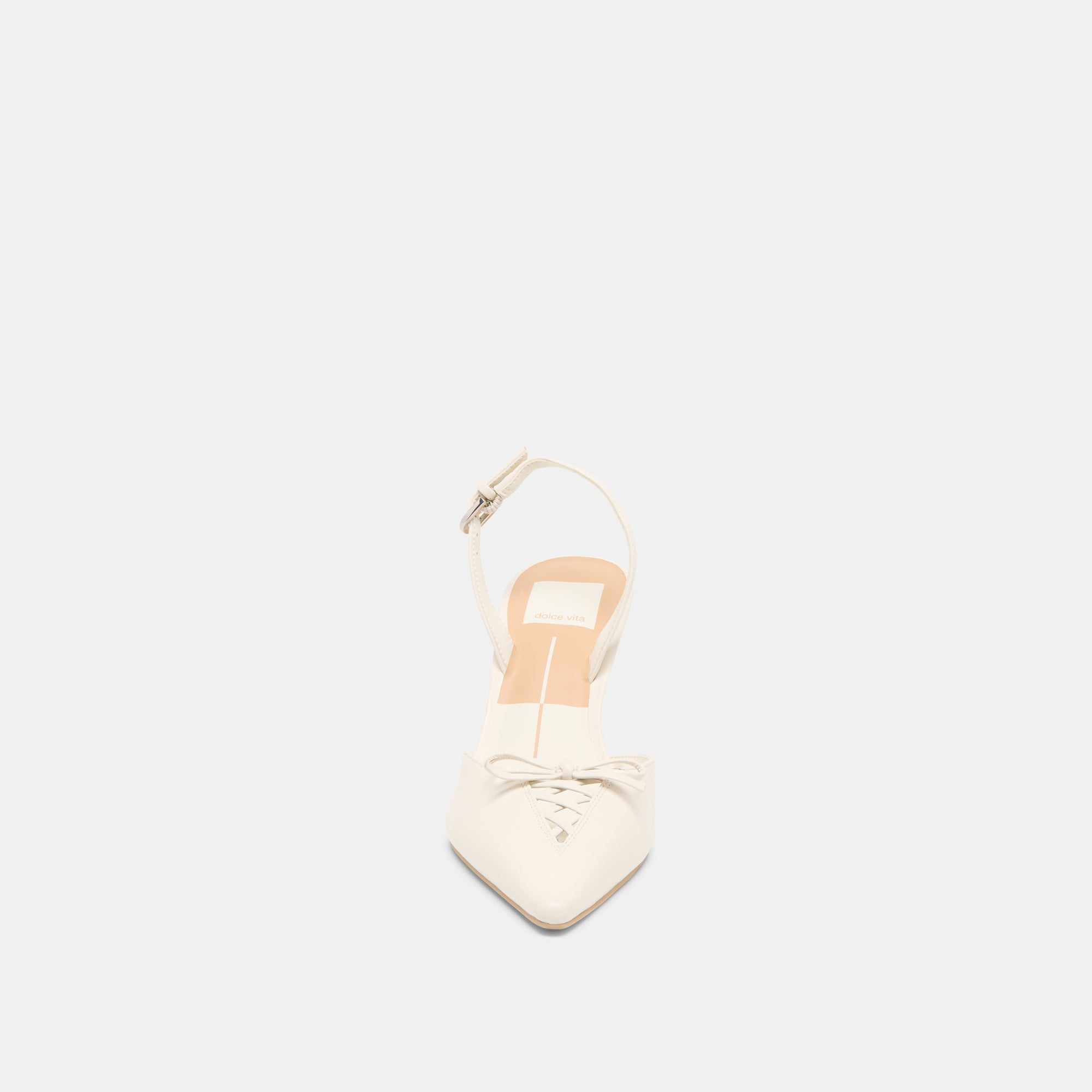 HAMYA HEELS WHITE LEATHER
