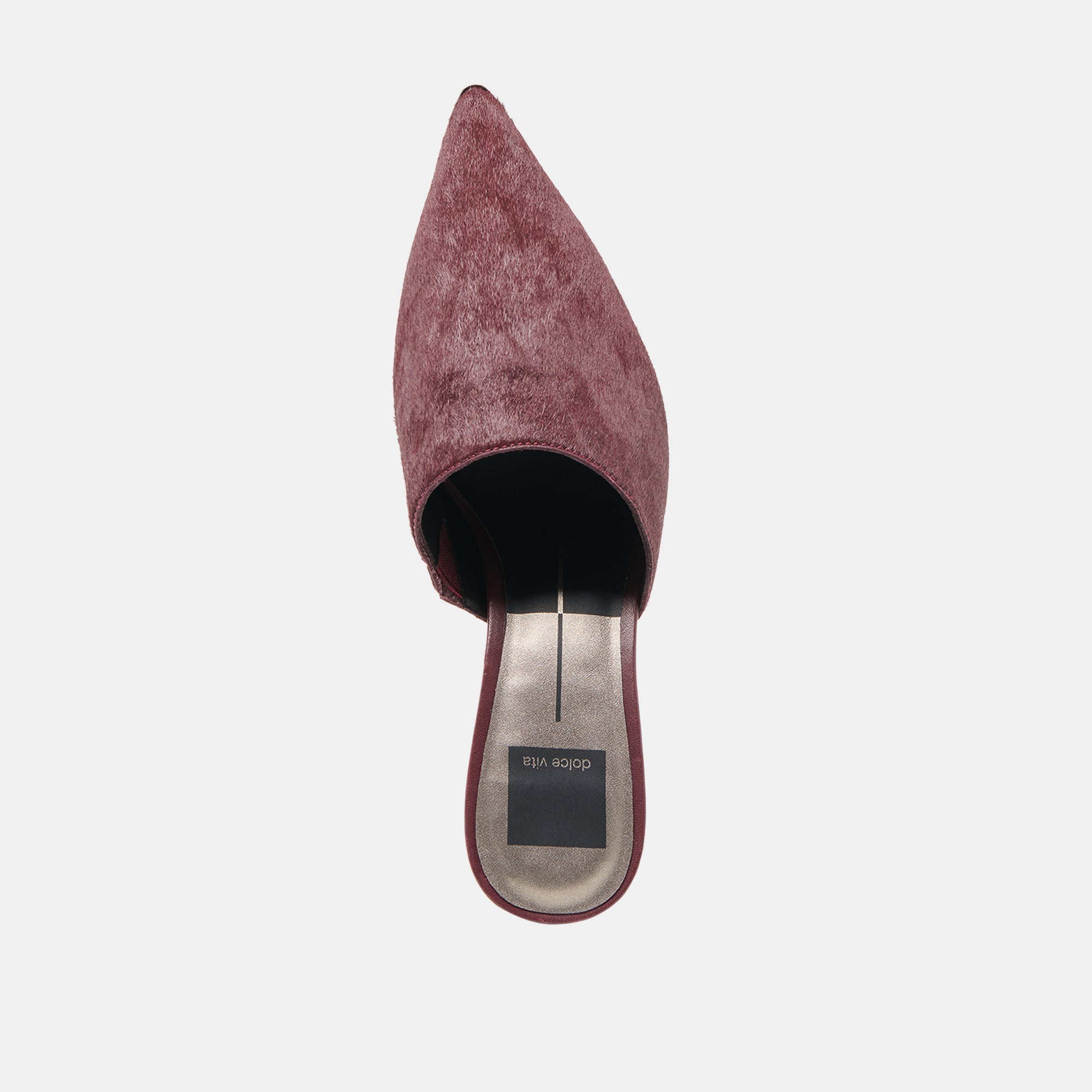 LEXY HEELS BERRY CALF HAIR