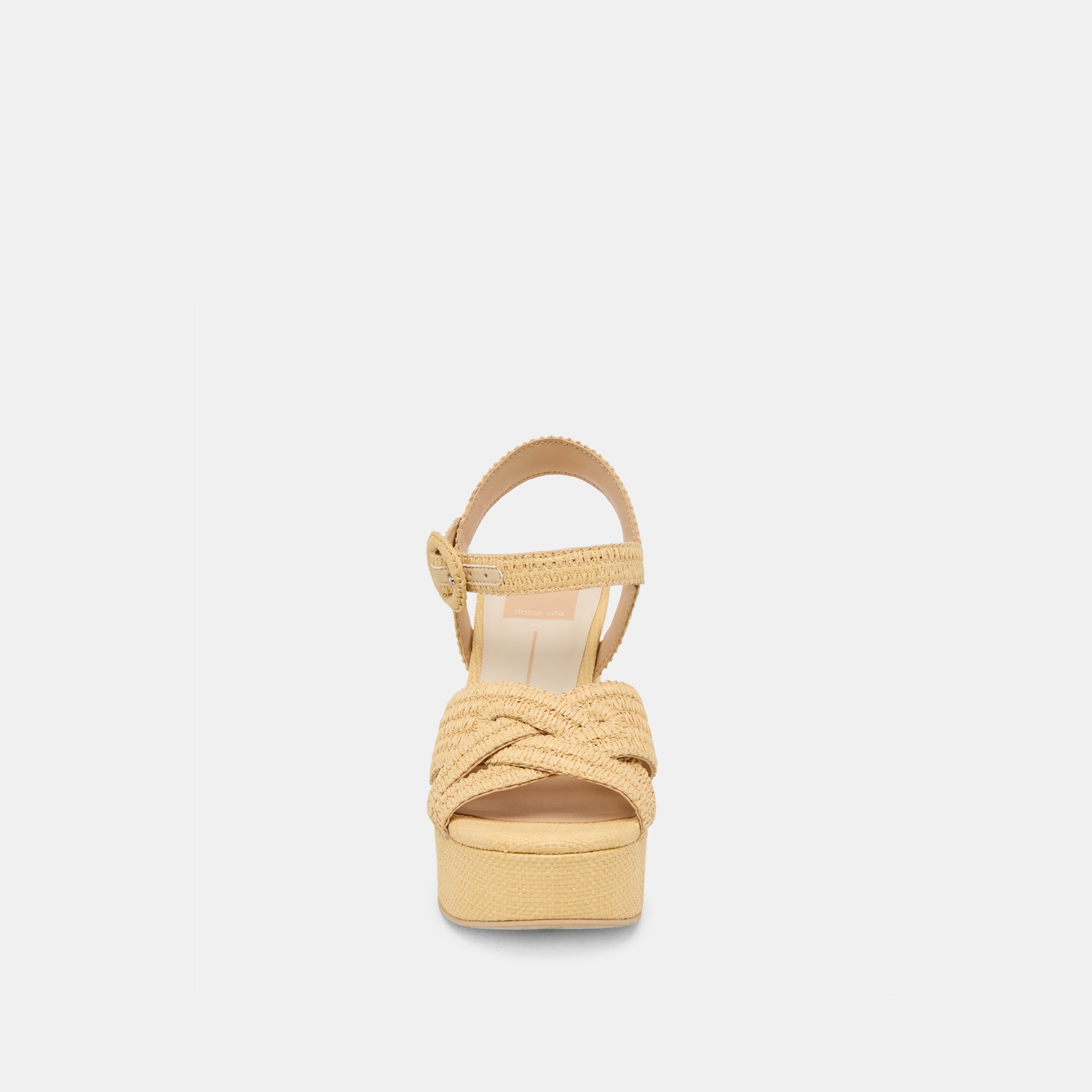 BETY HEELS LT NATURAL WOVEN RAFFIA