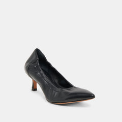 CELTIN HEELS BLACK LEATHER