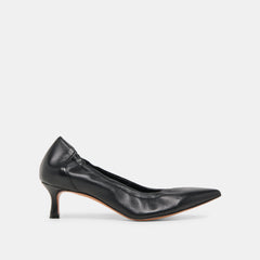 CELTIN HEELS BLACK LEATHER