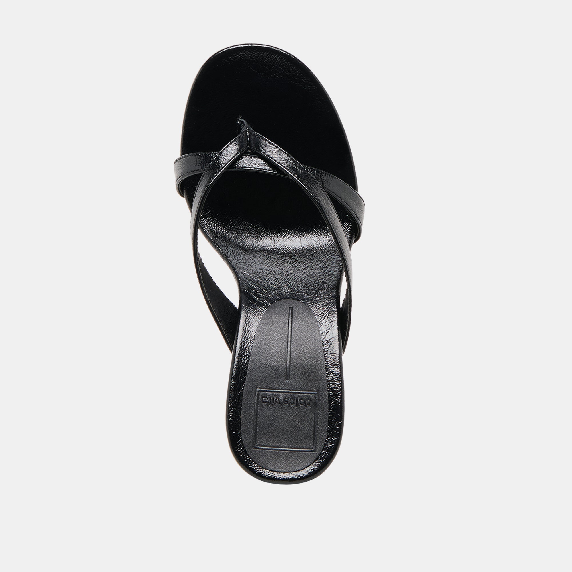 HELAN WEDGES BLACK LEATHER