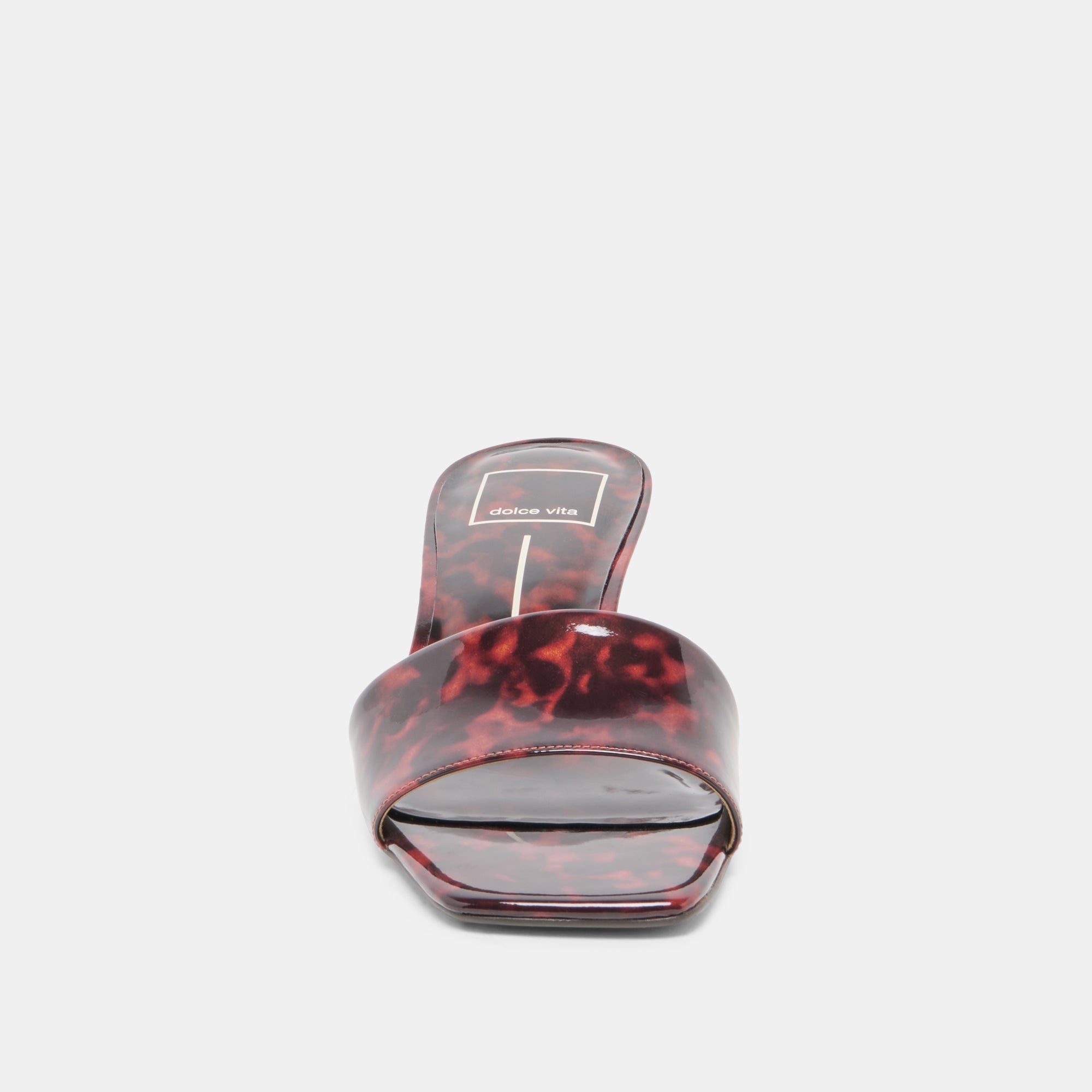 REXA HEELS TORTOISE PATENT LEATHER