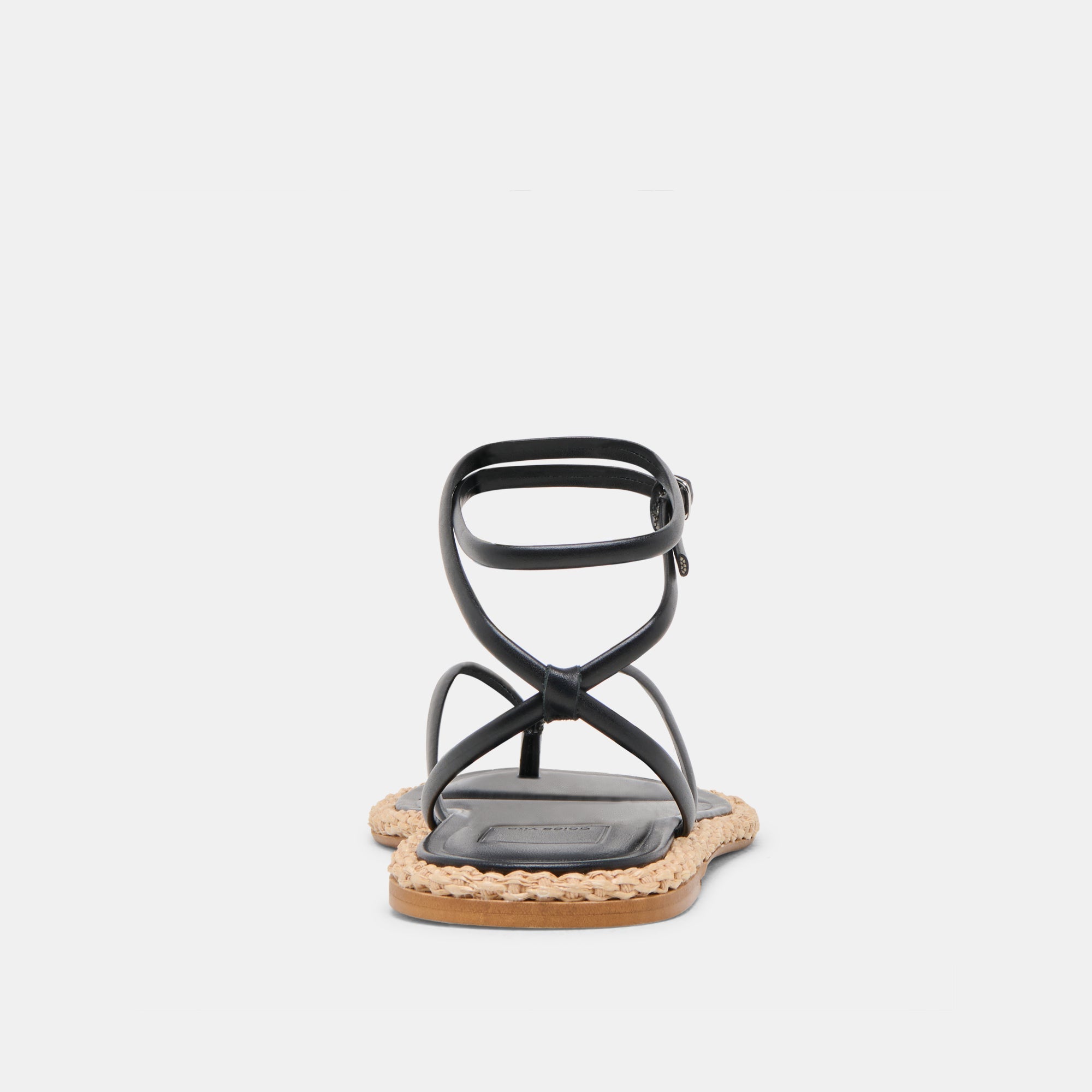 COVE SANDALS BLACK LEATHER