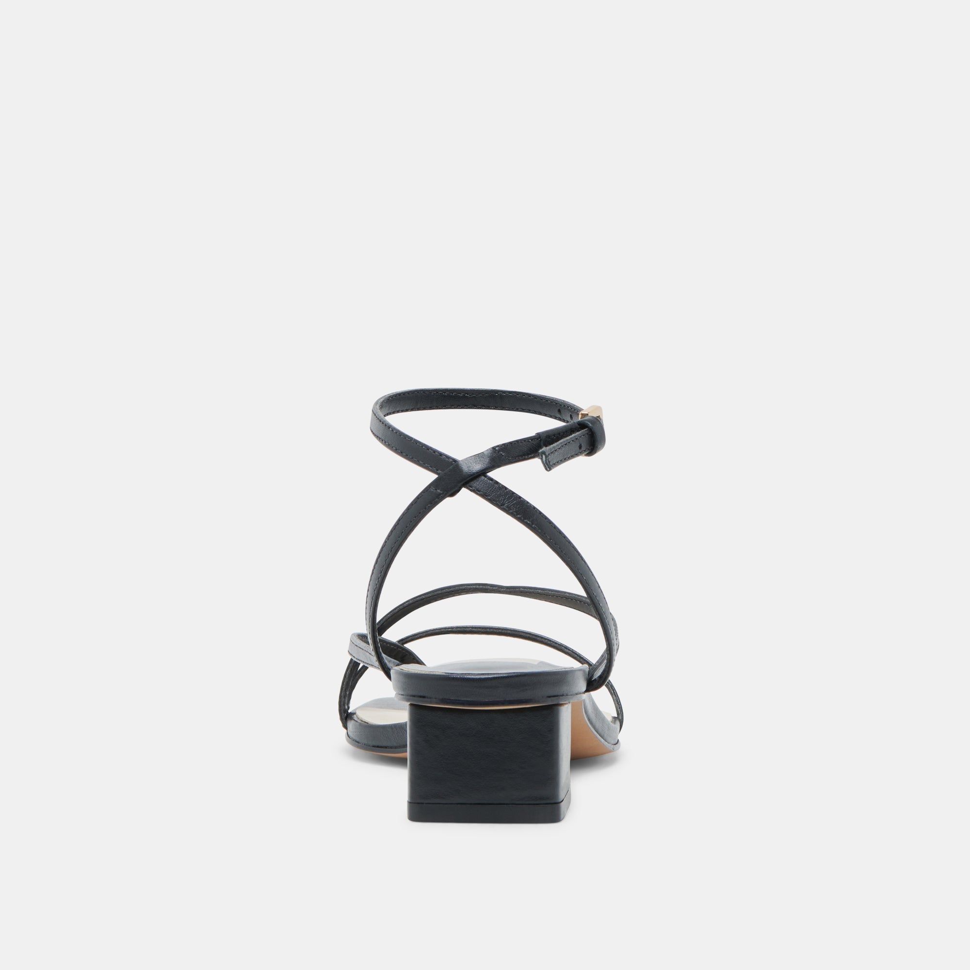 KARLOS SANDALS BLACK LEATHER