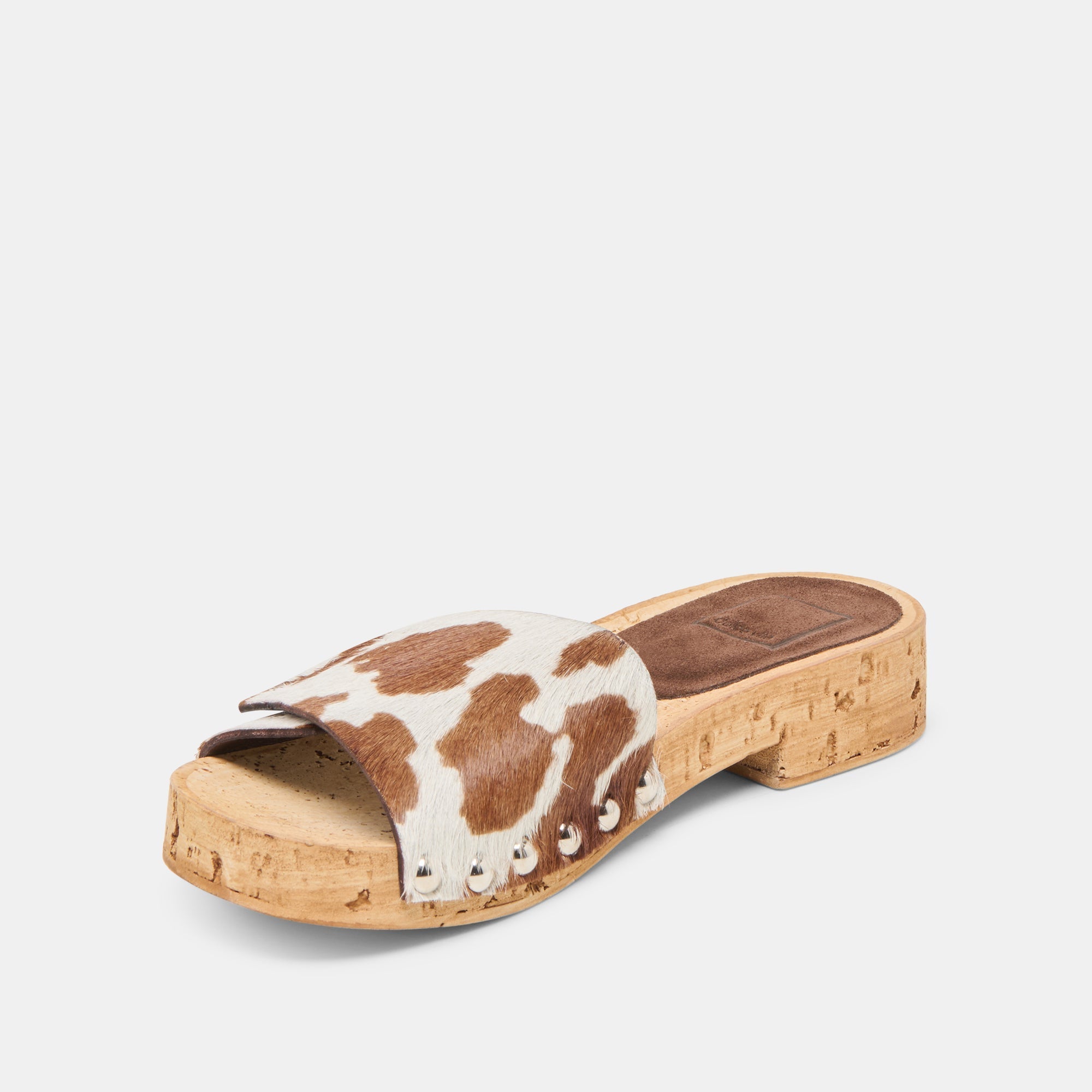 SANDY SANDALS COCOA TAURUS CALF HAIR