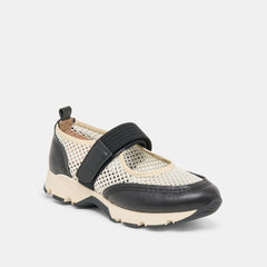 SELINE SNEAKERS WHITE BLACK MESH