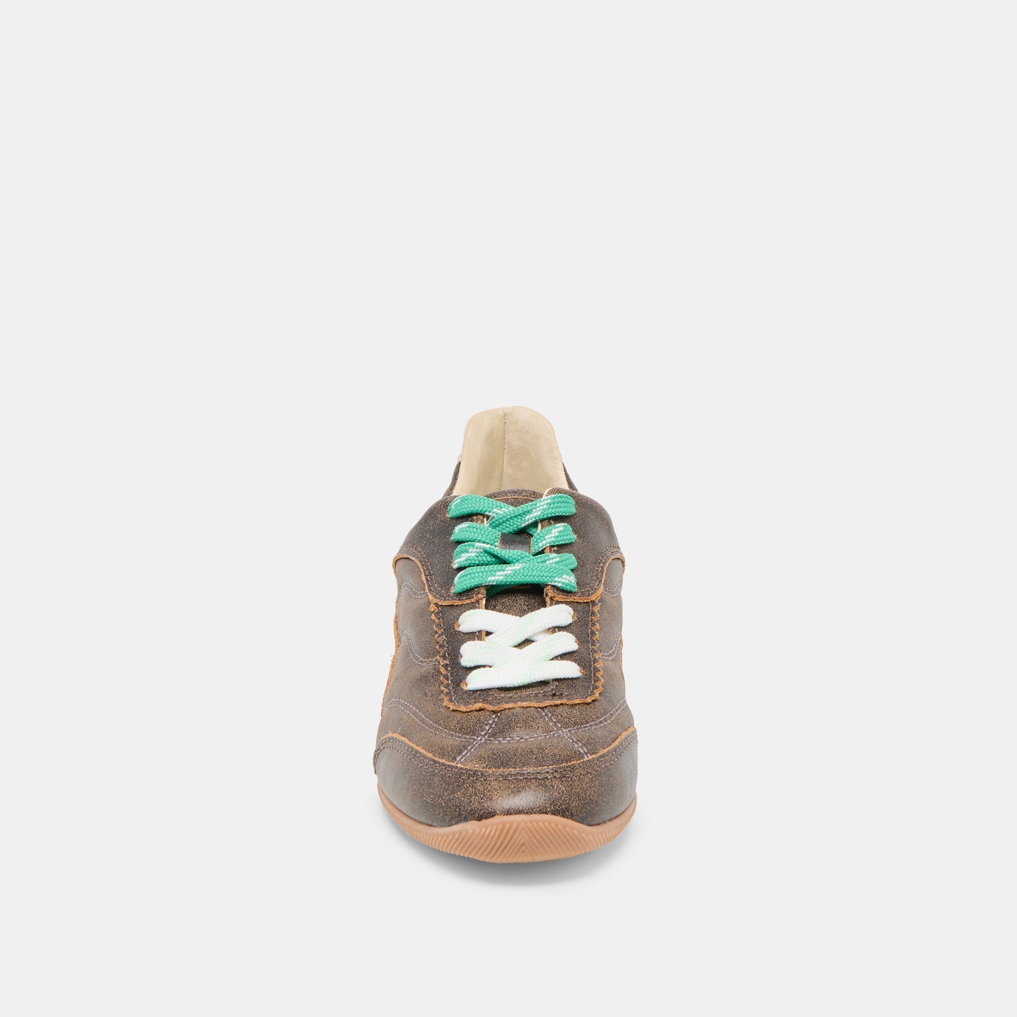 LAINI SNEAKERS BROWN DISTRESSED LEATHER
