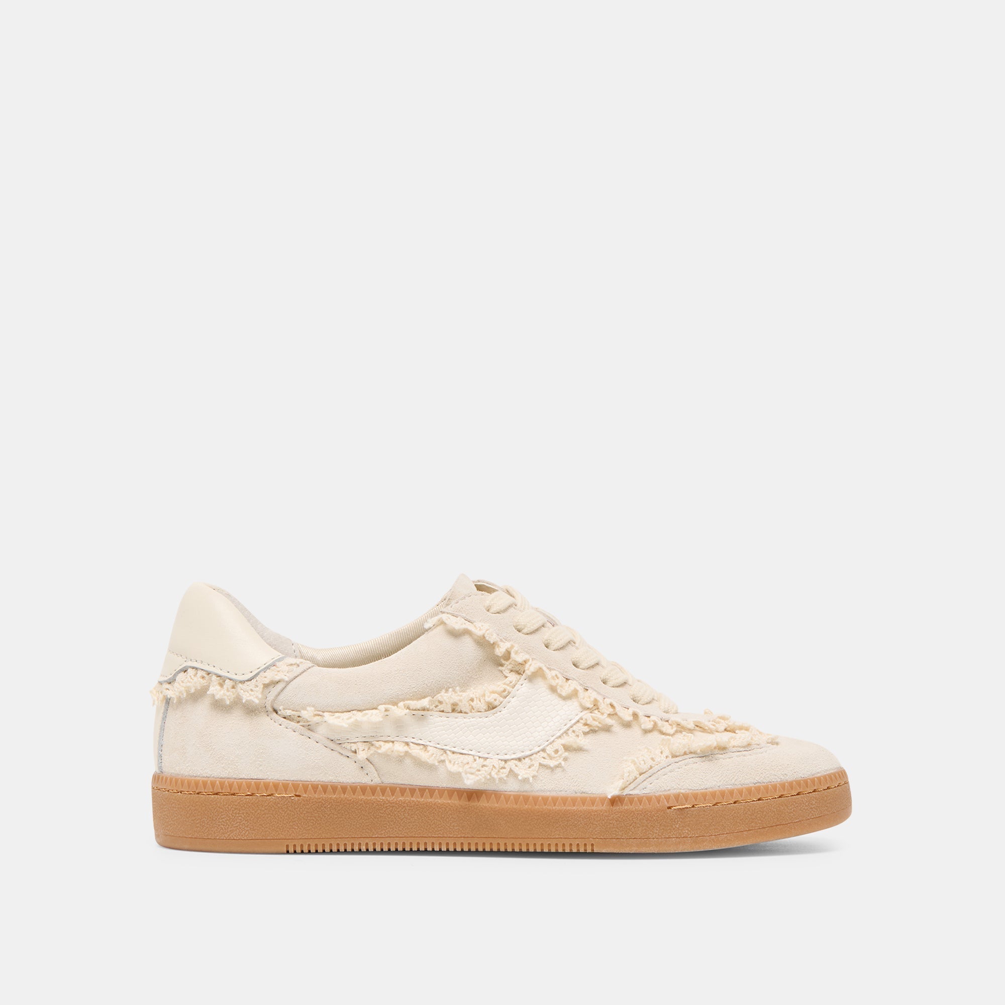 NOTICE LACE SNEAKERS IVORY SUEDE + PEARL CHARM BUNDLE