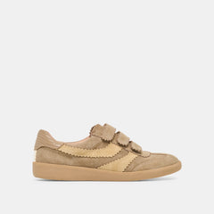 MERIT VELCRO SNEAKERS TAUPE MULTI LEATHER