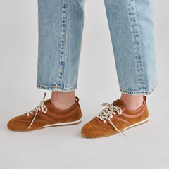 VIPER SNEAKERS COGNAC SUEDE