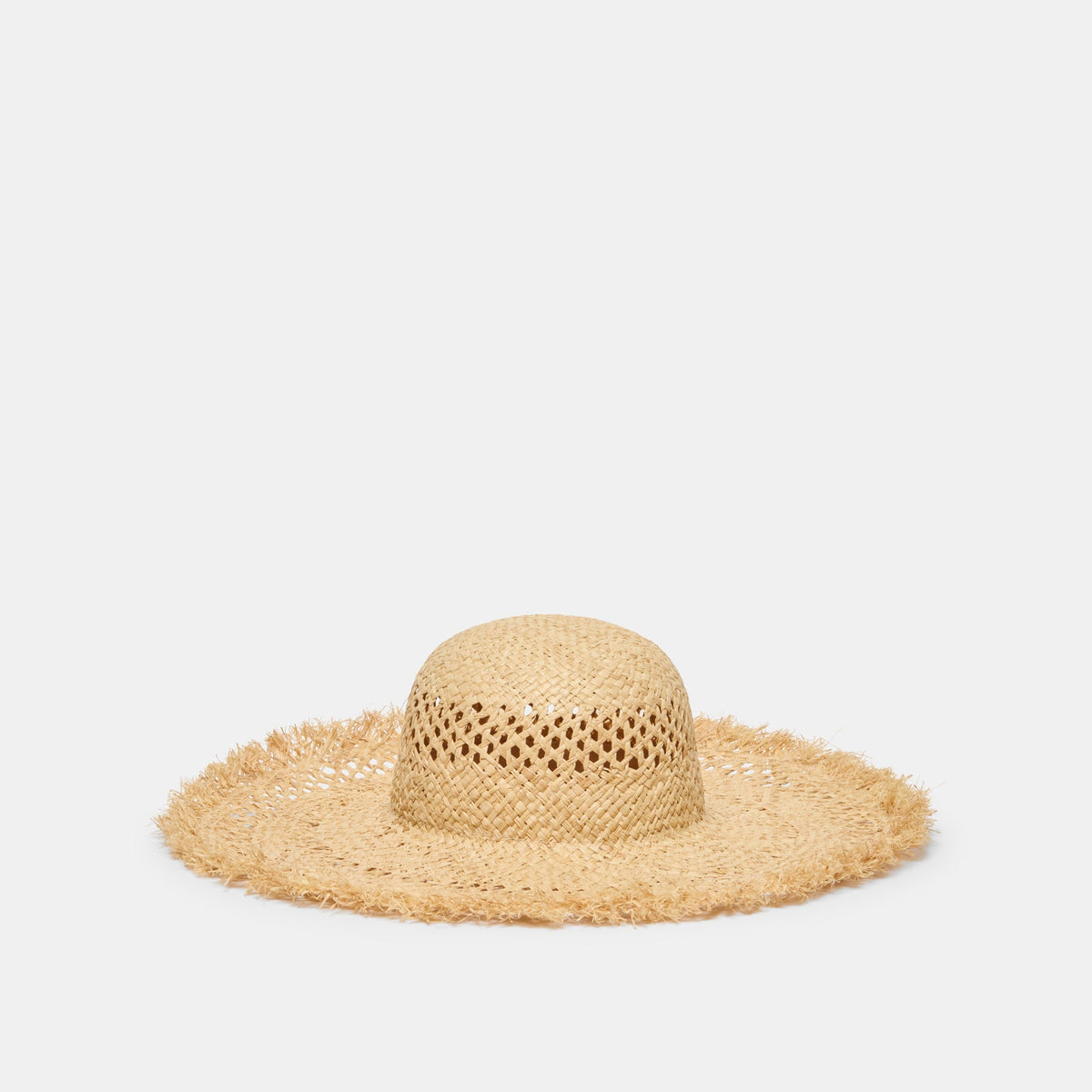 OPEN WEAVE SUNHAT TAN