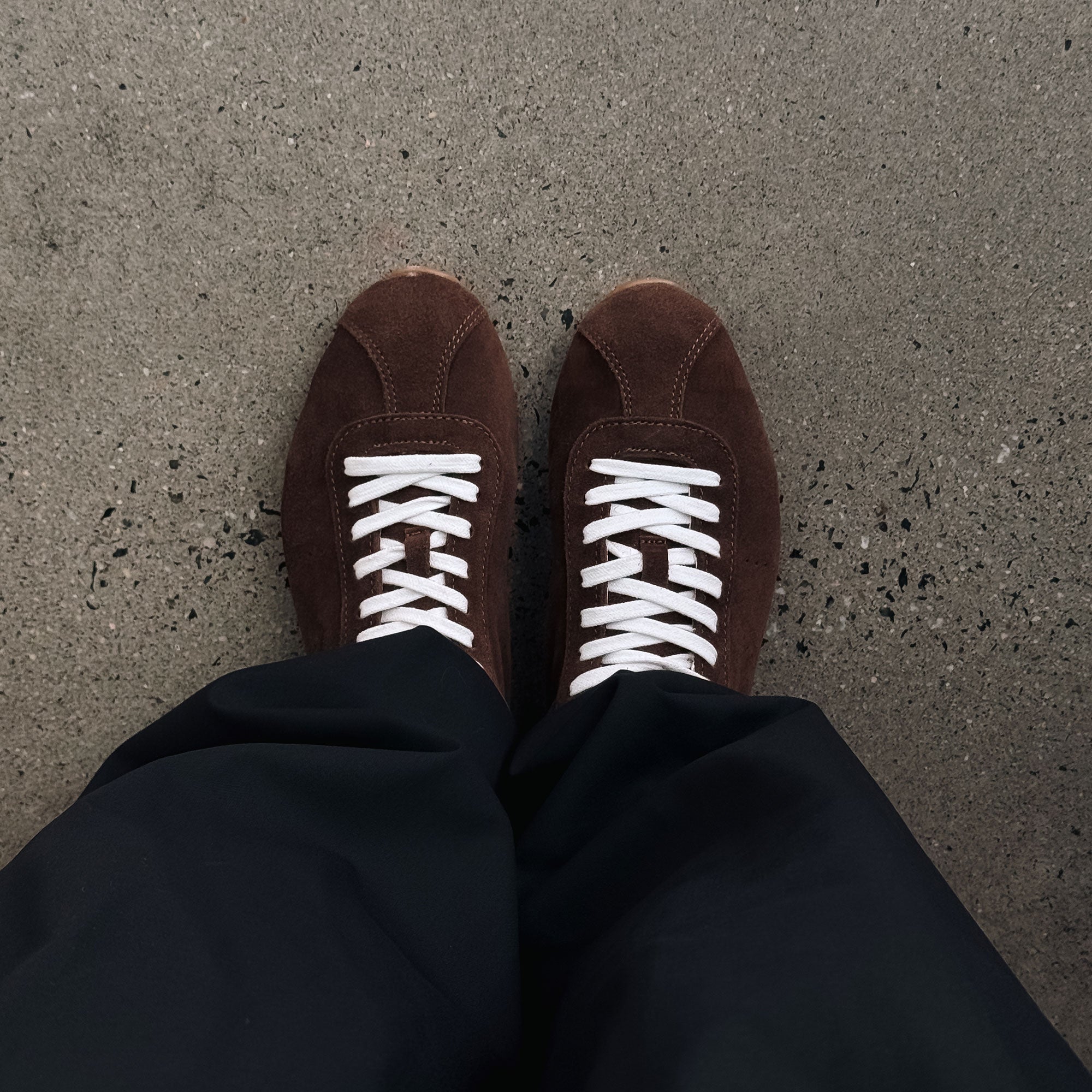 SERINA SNEAKERS DK BROWN SUEDE